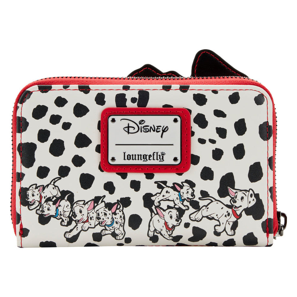 Loungefly Disney 101 Dalmatians Cruella De Vil Vegan Leather Zip-Around Wallet