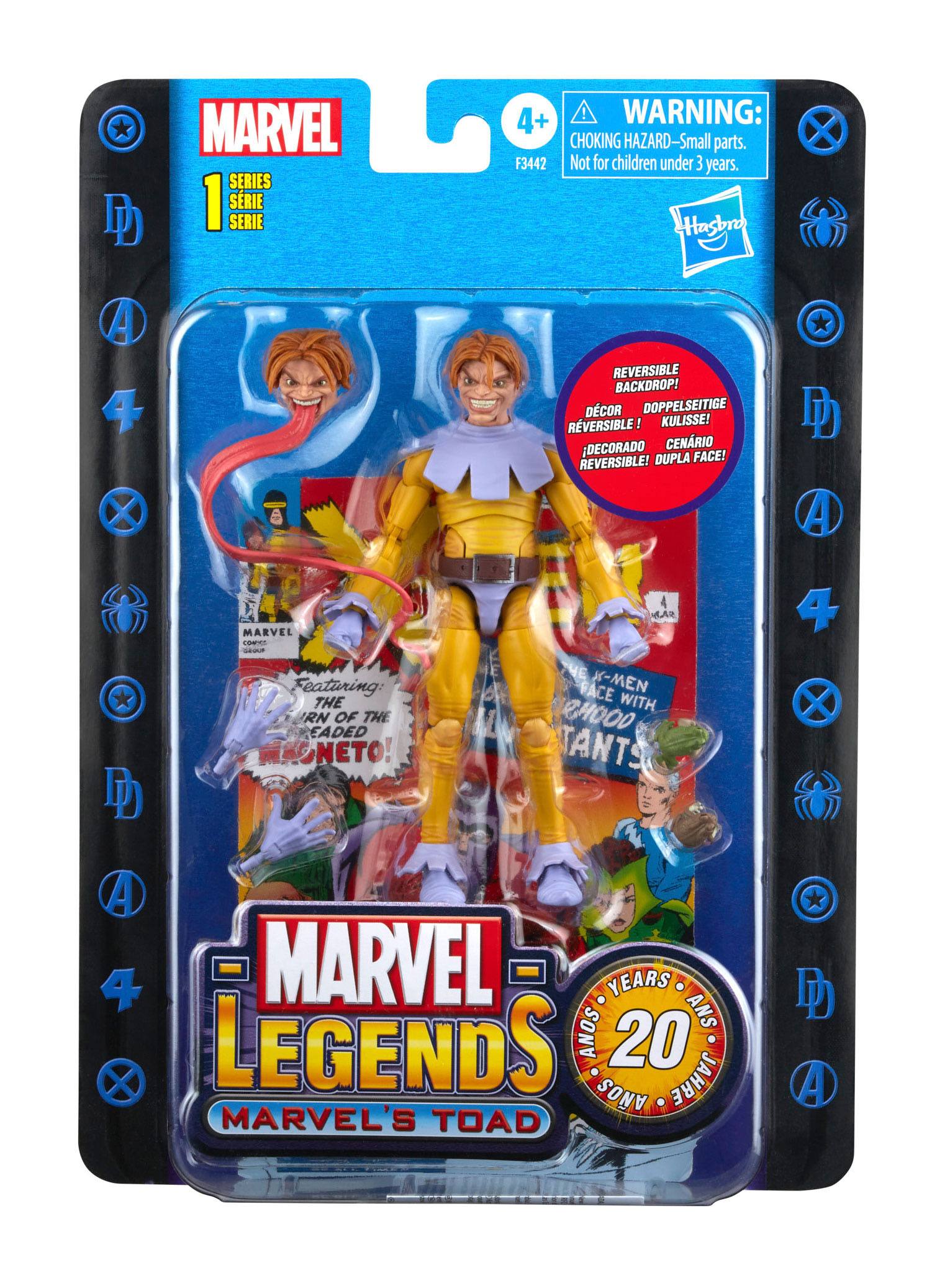 Hasbro's Highly Collectible 6-Inch Marvel Legends Series 1 Action Figure - Marvel’s Toad, a Classic Comic Character Replica