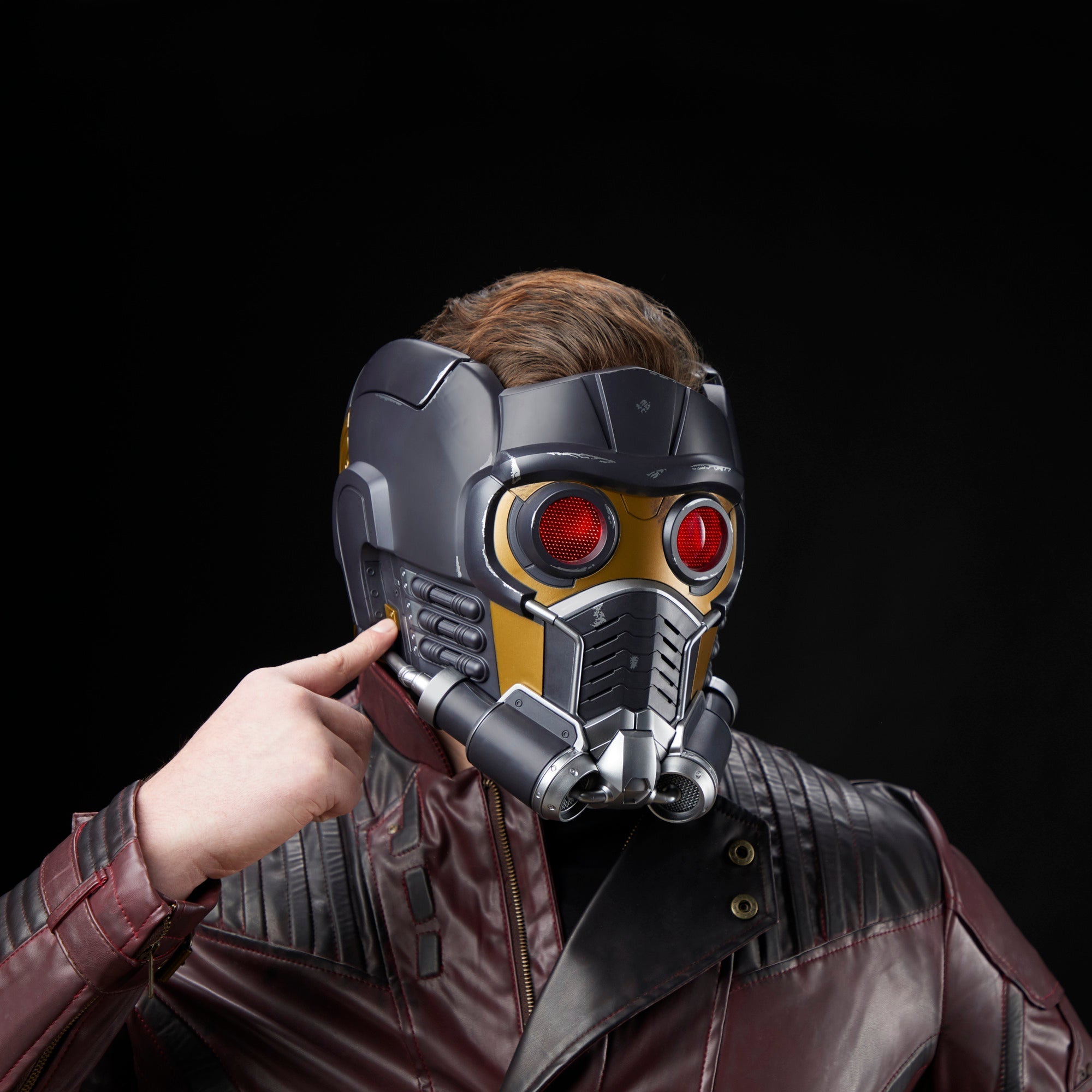 Marvel Legends Collectible Series Guardians of the Galaxy Star - Lord Electronic Role - Playing Helmet for Fans