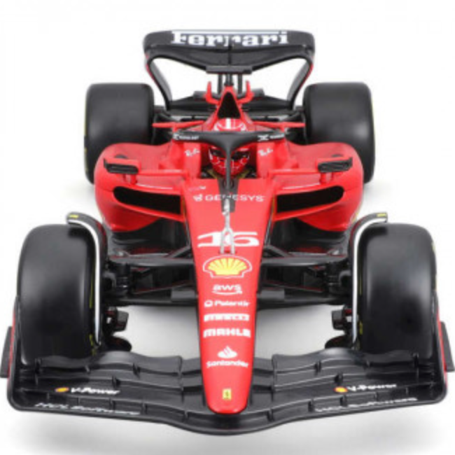 Official 1:43 Scale Diecast Model of Formula 1 Ferrari SF - 23 Driven by Charles Leclerc with Helmet
