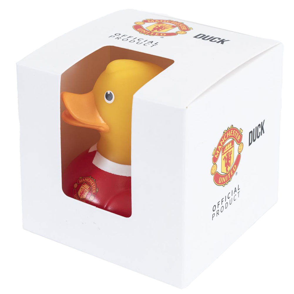 Manchester United Home Kit-Styled Classic Yellow Rubber Bath Duck