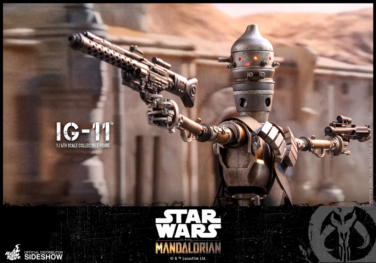 Hot Toys 1:6 Scale Star Wars Mandalorian IG-11 Detailed Collectible Figure