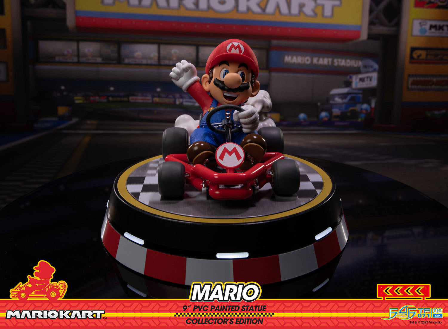 First4Figures High - Quality Mario Kart Mario Collector's Edition PVC Statue