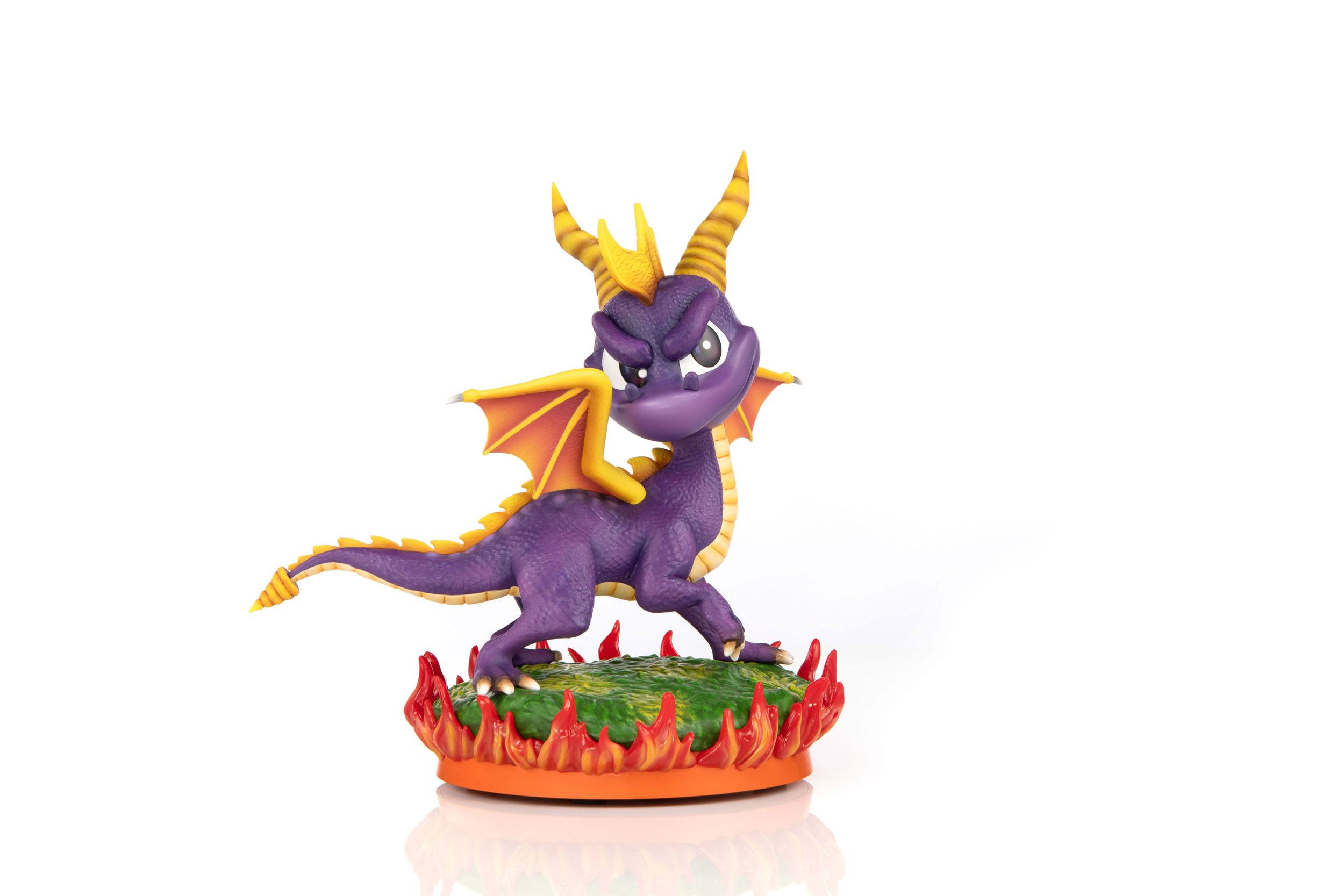 First 4 Figures 8 - Inch PVC Collectible Statue of Spyro The Dragon from Spyro 2: Classic Ripto's Rage