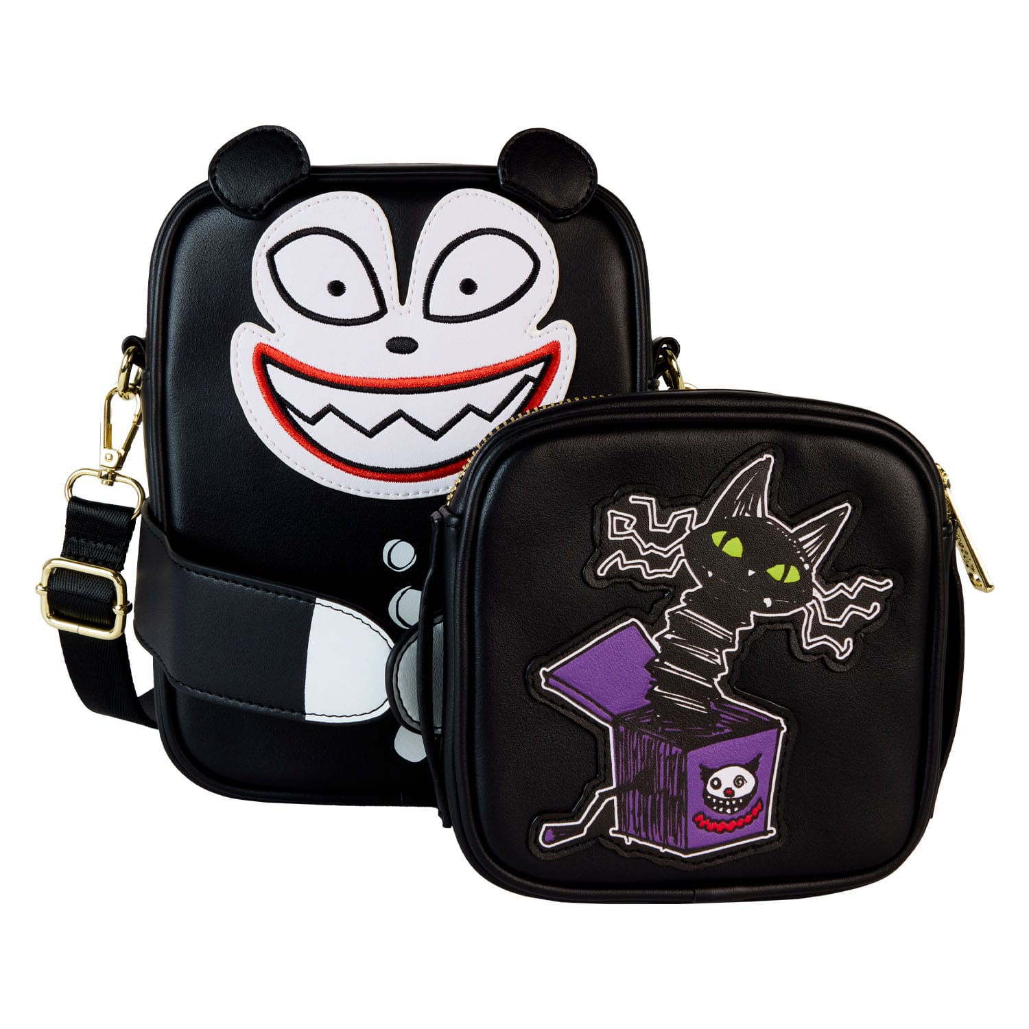 Loungefly Disney The Nightmare Before Christmas Scary Teddy Stylish Crossbuddies Bag