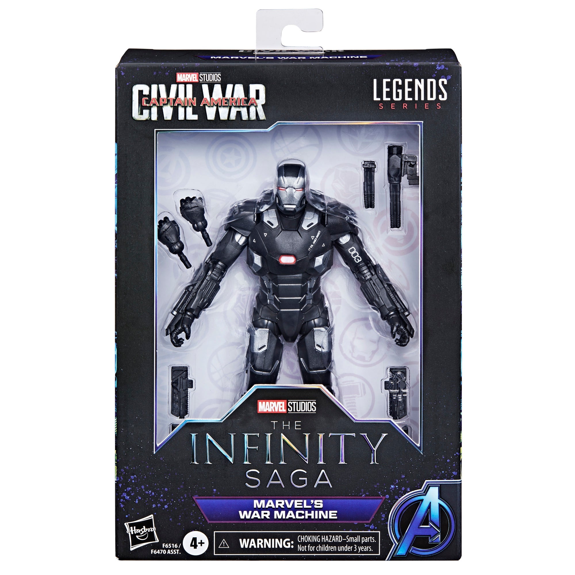 Hasbro Marvel Legends Series - The Infinity Saga - Highly Detailed 6-Inch Marvel's War Machine Action Figure for Collectors