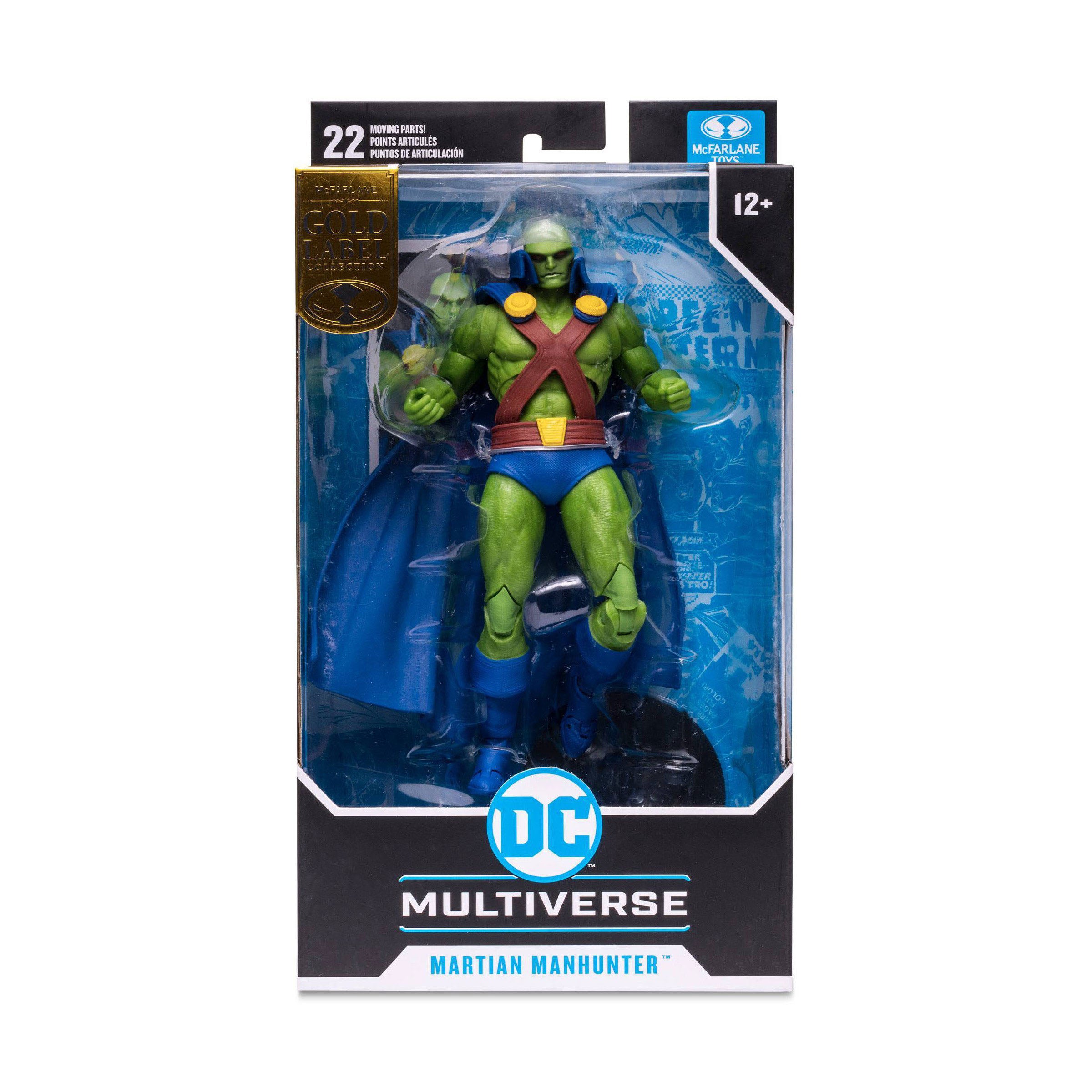 McFarlane DC Multiverse 7-Inch Collectible Action Figure - Gold Label Martian Manhunter Toy