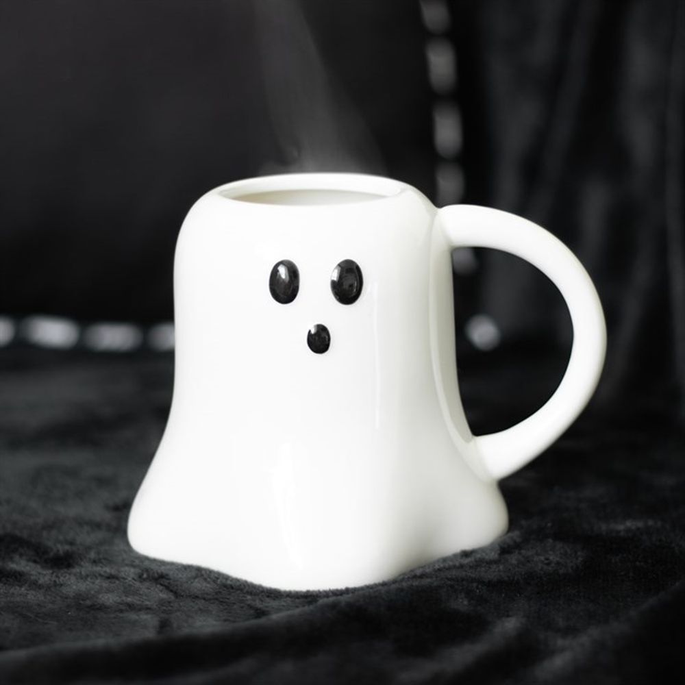 Adorable 420ml Ghost - Shaped Mug for Halloween Brews