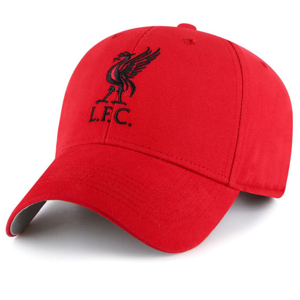 Authentic Liverpool FC Youth Red Classic Curved Brim Cap for Young Fans
