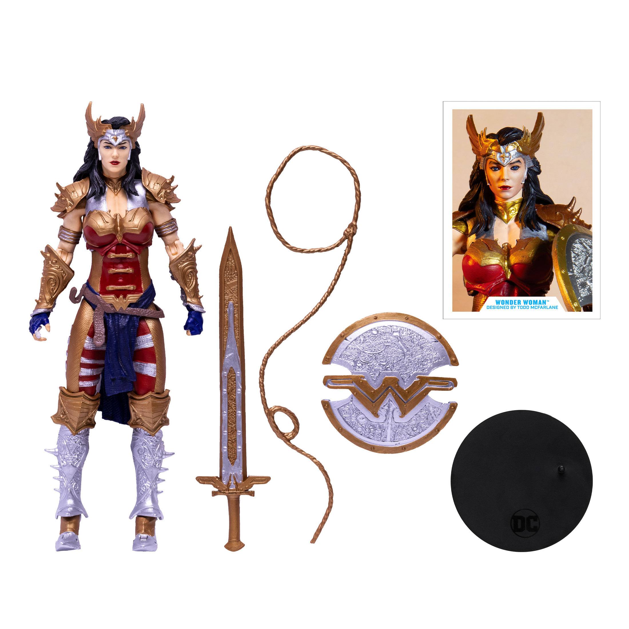 McFarlane Gold Label DC Multiverse Action Figure - Wonder Woman, Artistically Designed by Todd McFarlane