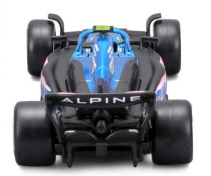 Formula 1 BWT Alpine A523 Official 1:43 Scale Die - cast Model Car Driven by Pierre Gasly with Helmet, a Collectible Racing Replica