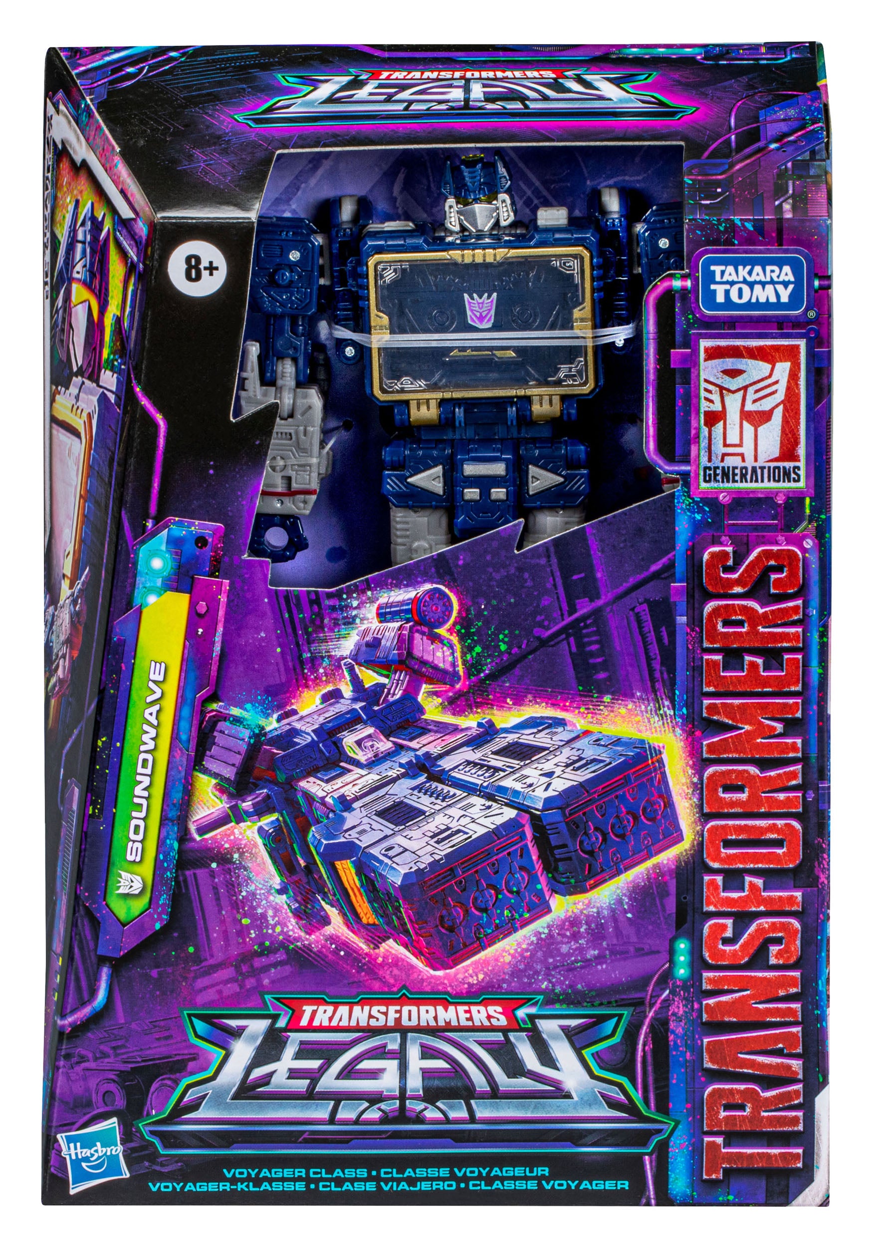 Hasbro's Premium Transformers Generations Legacy Voyager-Scale 7-Inch Action Figure of Soundwave