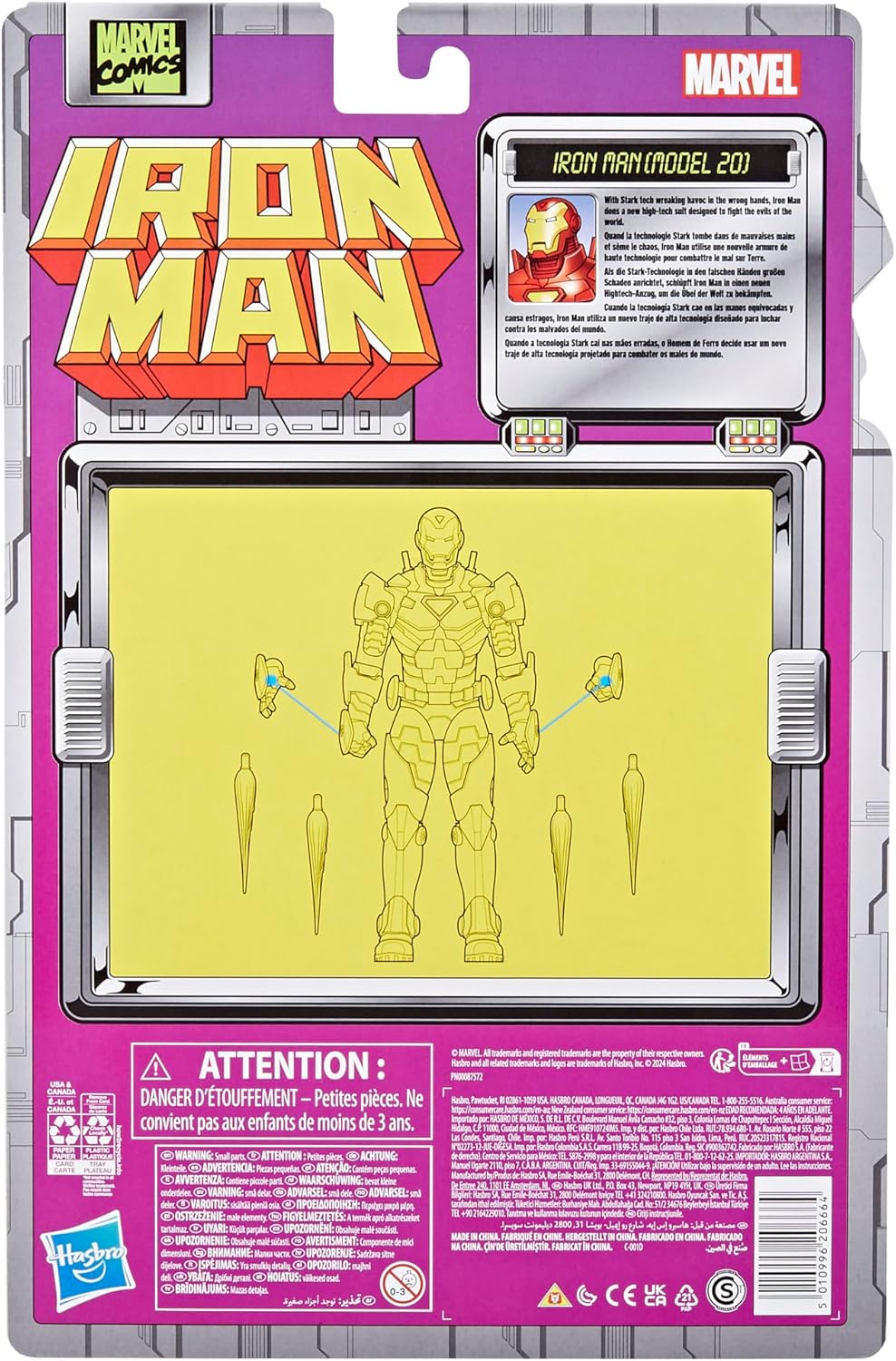 Hasbro's 6-Inch Marvel Legends Series Iron Man (Model 20) Action Figure