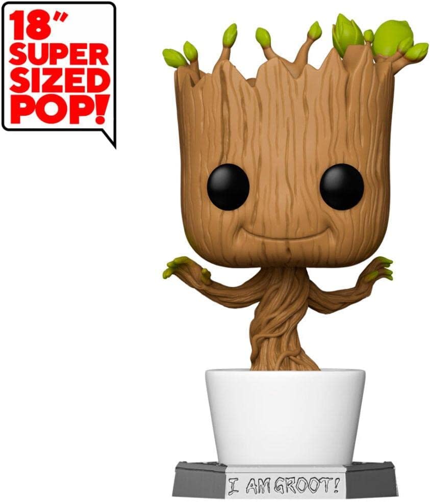 18-Inch Funko Pop! Vinyl of Marvel's Dancing Groot from Guardians of the Galaxy