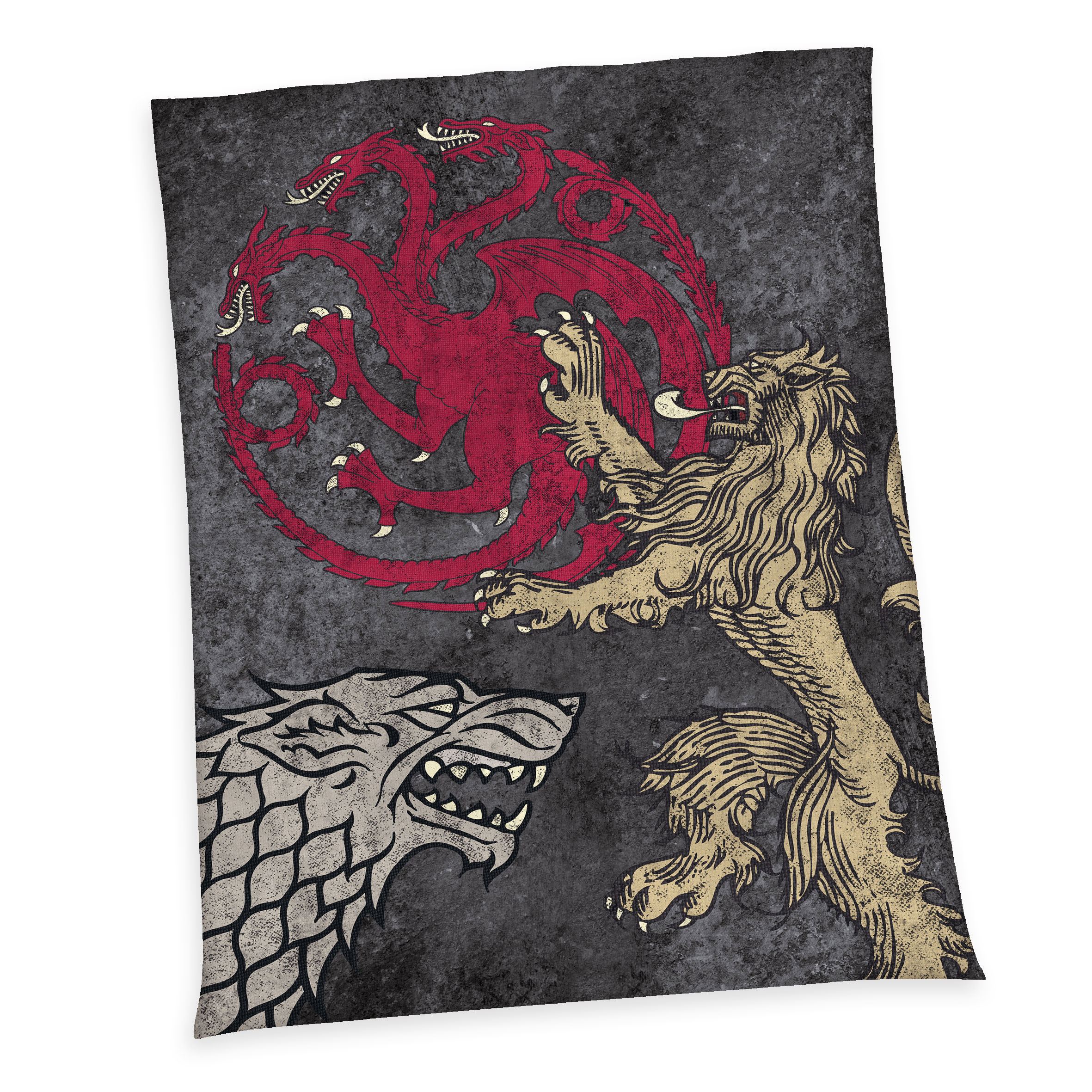 High - Quality Licensed Game Of Thrones Polyester Fleece Blanket for Comfort