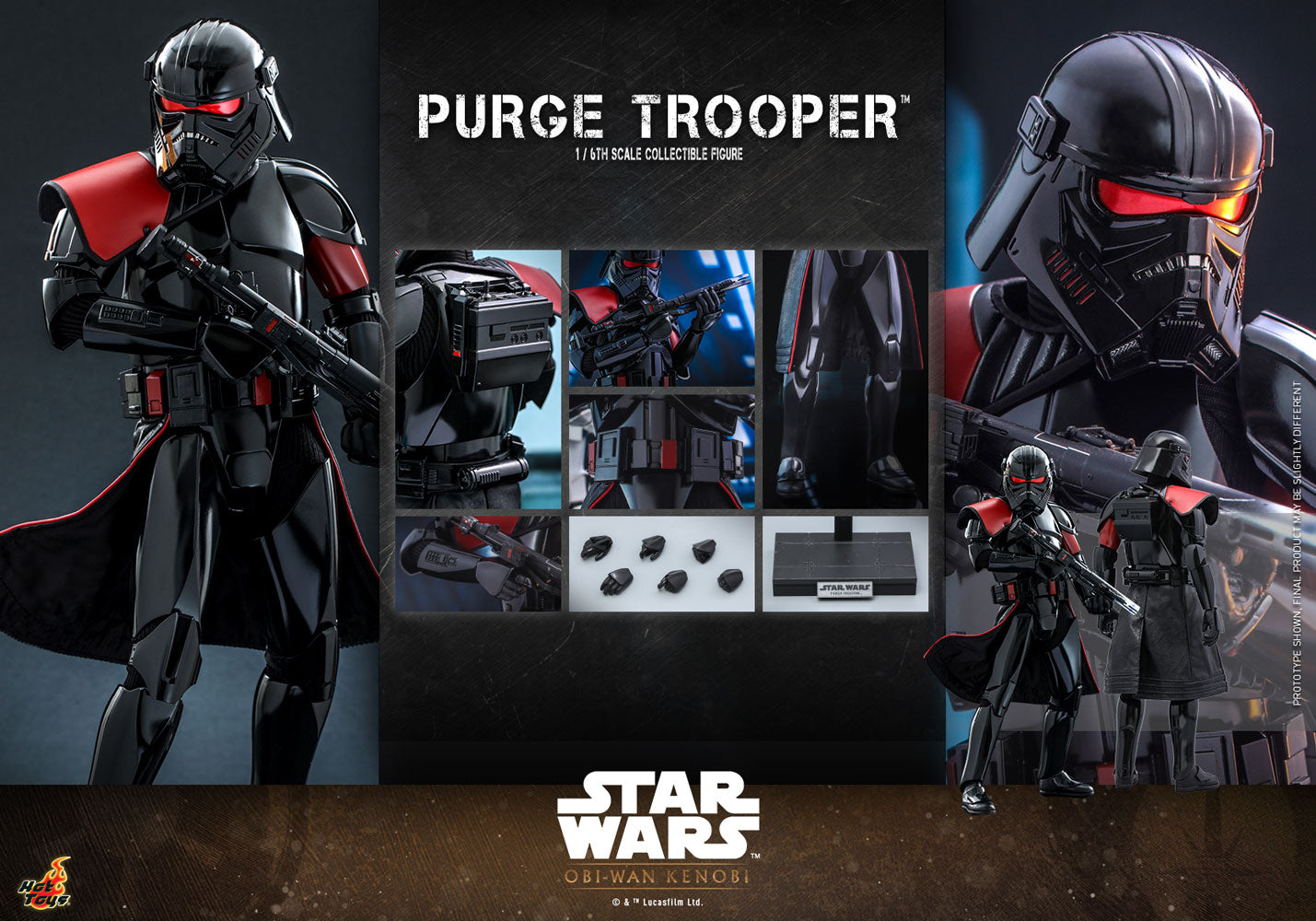 Hot Toys 1:6 Scale Collectible Star Wars Obi - Wan Kenobi Series Imperial Purge Trooper Action Figure