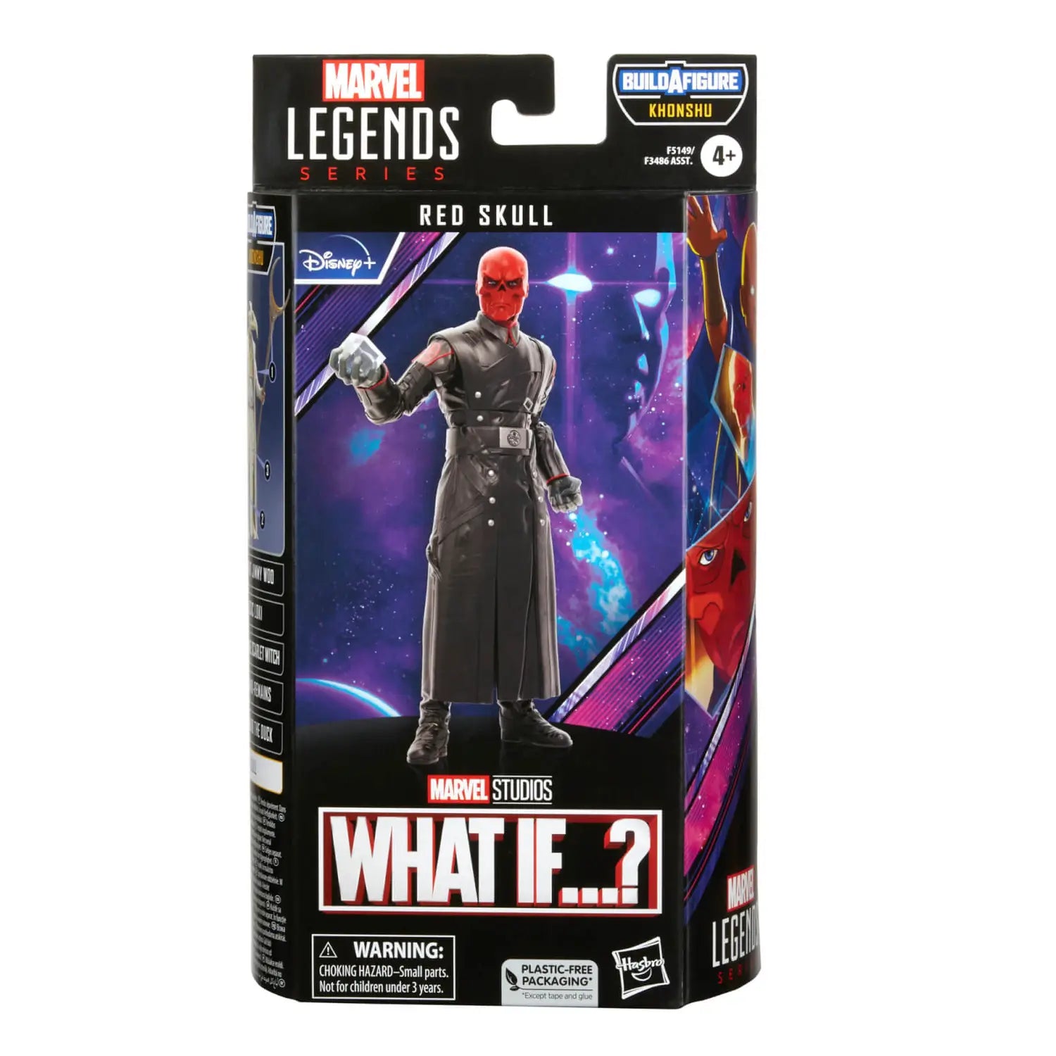 Hasbro Marvel Legends Series 6-Inch Collectible Red Skull Action Figure with Khonshu Build-a-Figure Part, Inspired by Marvel Studios on Disney Plus