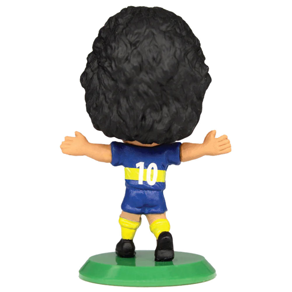 Collectible Maradona Soccer Figurine in Boca Juniors Classic Uniform - SoccerStarz Series
