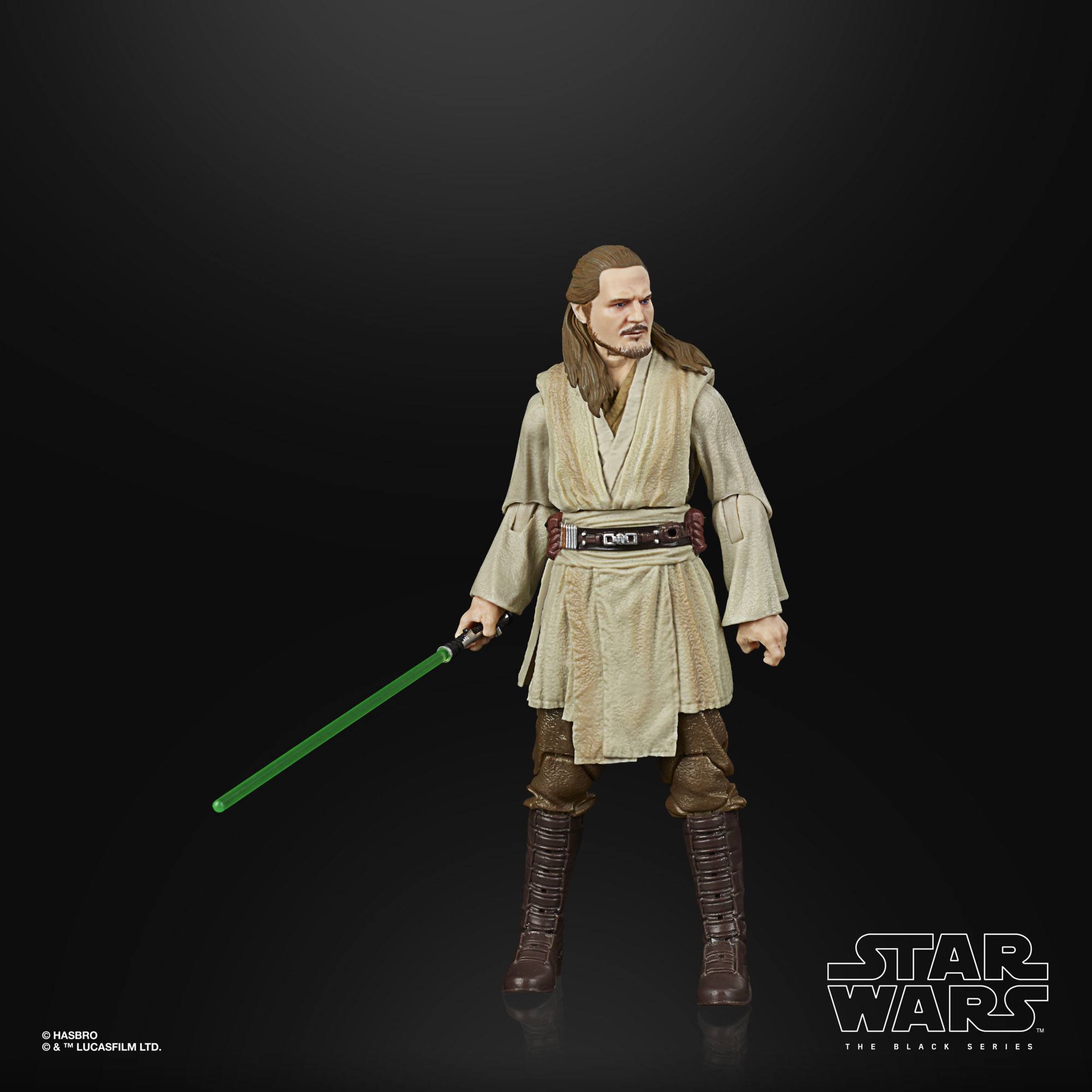 Hasbro Star Wars The Black Series Collectible Action Figure - Qui - Gon Jinn from The Phantom Menace for Lucasfilm's 50th Anniversary