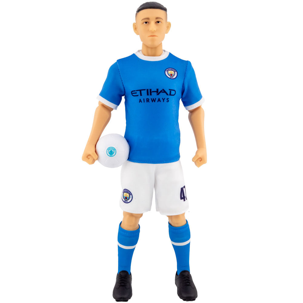 High - Quality Manchester City FC Phil Foden Collectible Action Figure for Football Fans