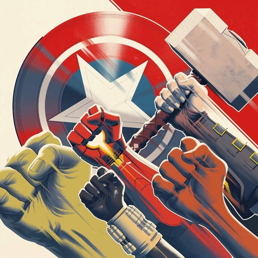 2020 Marvel's Avengers Original Video Game Soundtrack LP on 180 Gram Tri - Colored Vinyl