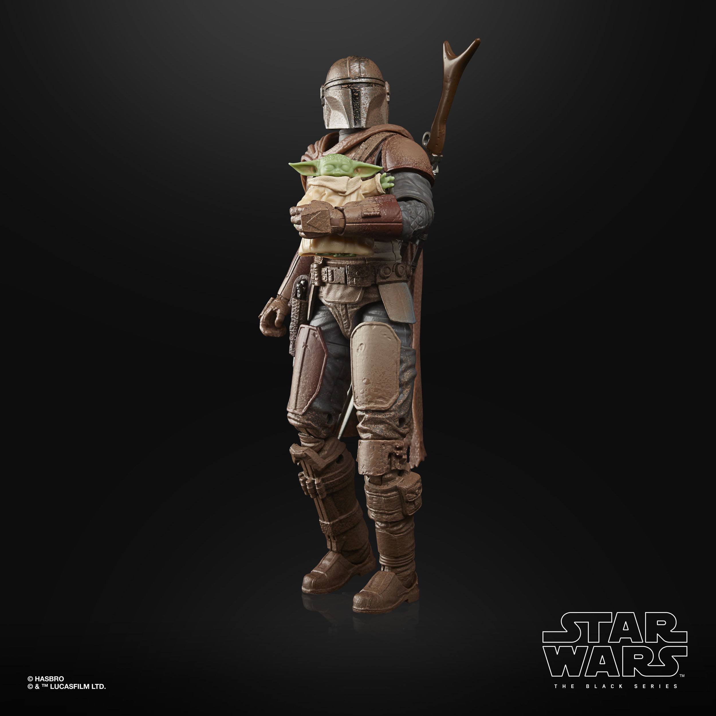 Hasbro Star Wars The Black Series Collectible Action Figures of The Mandalorian and Grogu from Arvala - 7