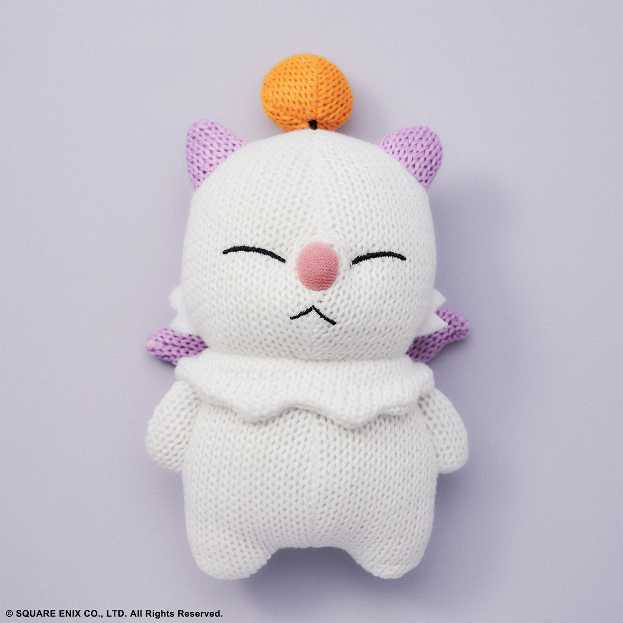 Soft and Fluffy FINAL FANTASY Knitted Moogle Plush Toy