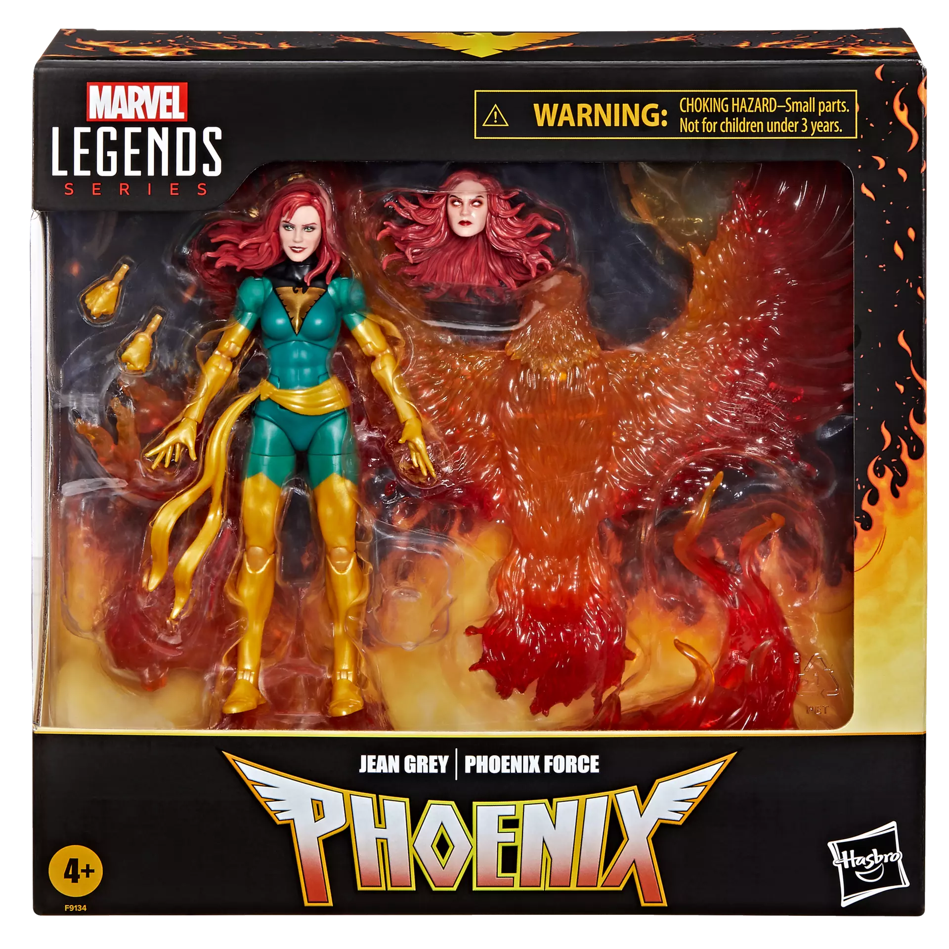 Hasbro Marvel Legends 6 - inch Scale Jean Grey and Phoenix Force Collectible Action Figure Set