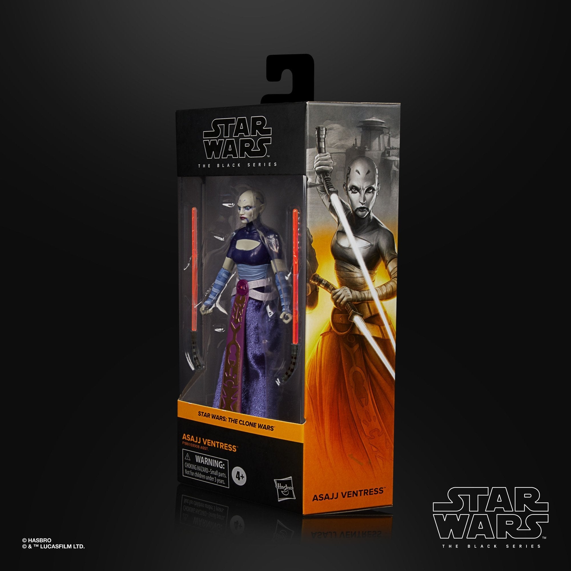 Hasbro's High - Quality Star Wars The Black Series Action Figure of Asajj Ventress, a Dark - Side Assassin