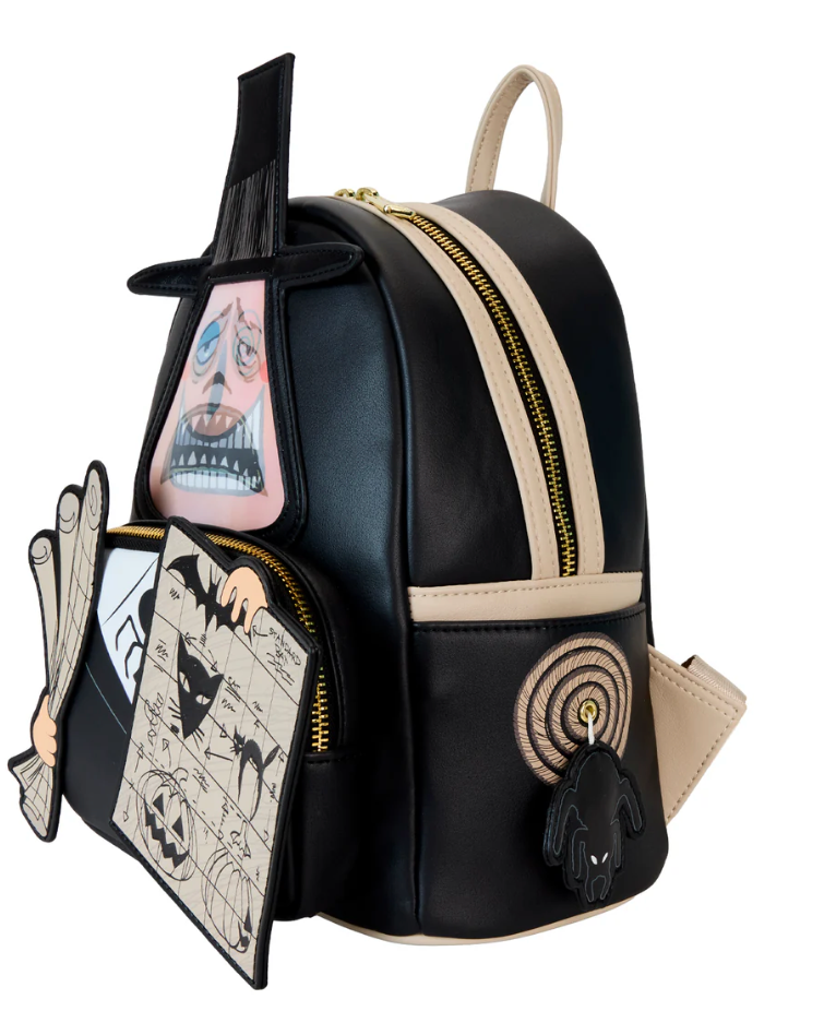 Loungefly Disney's Tim Burton's Nightmare Before Christmas Mayor Cosplay Inspired Mini Backpack for Halloween Enthusiasts