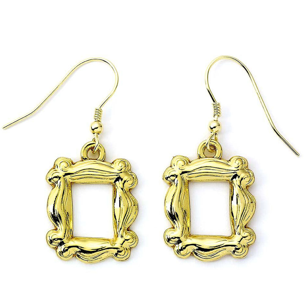 Gold Plated Frame Earrings Inspired by Friends TV Show