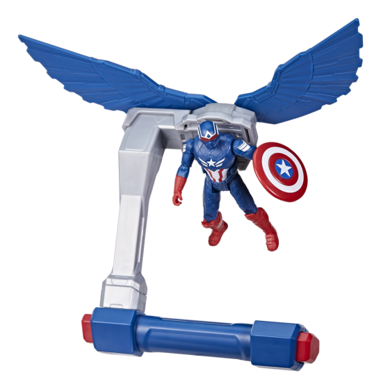 Marvel Captain America Brave New World - Collectible Marvel's Falcon Flight Control Action Figure for Kids and Super Hero Enthusiasts