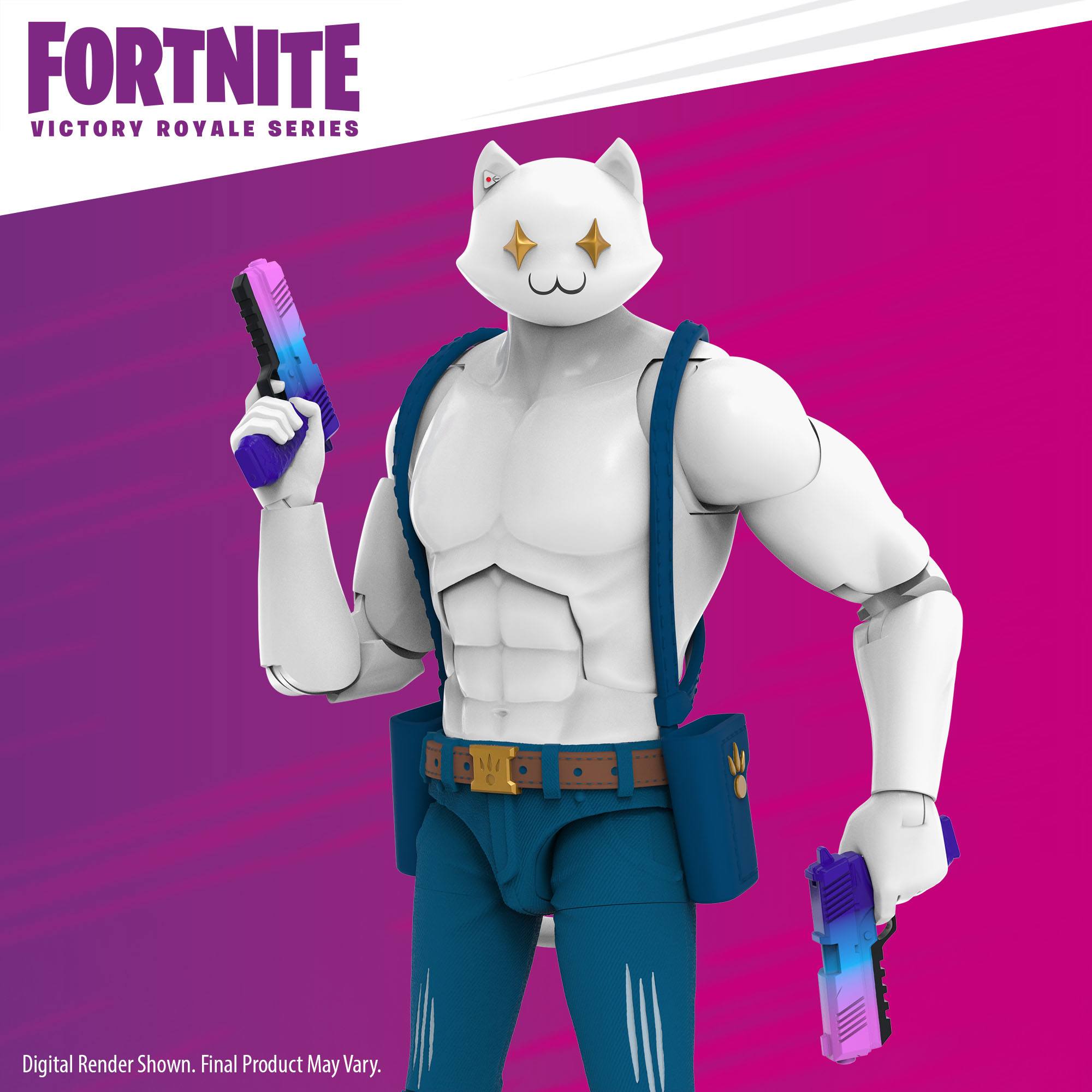 Fortnite Victory Royale Series 6 - inch Meowscles (Ghost) Collectible Action Figure