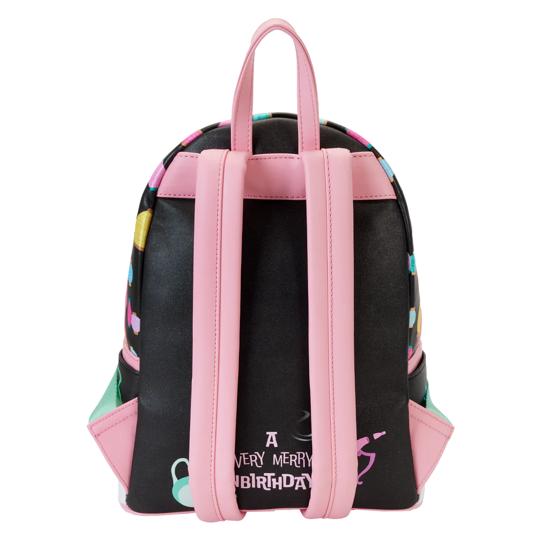 Loungefly Branded Disney Themed Alice In Wonderland Unbirthday Celebration Mini Backpack for Disney Fans