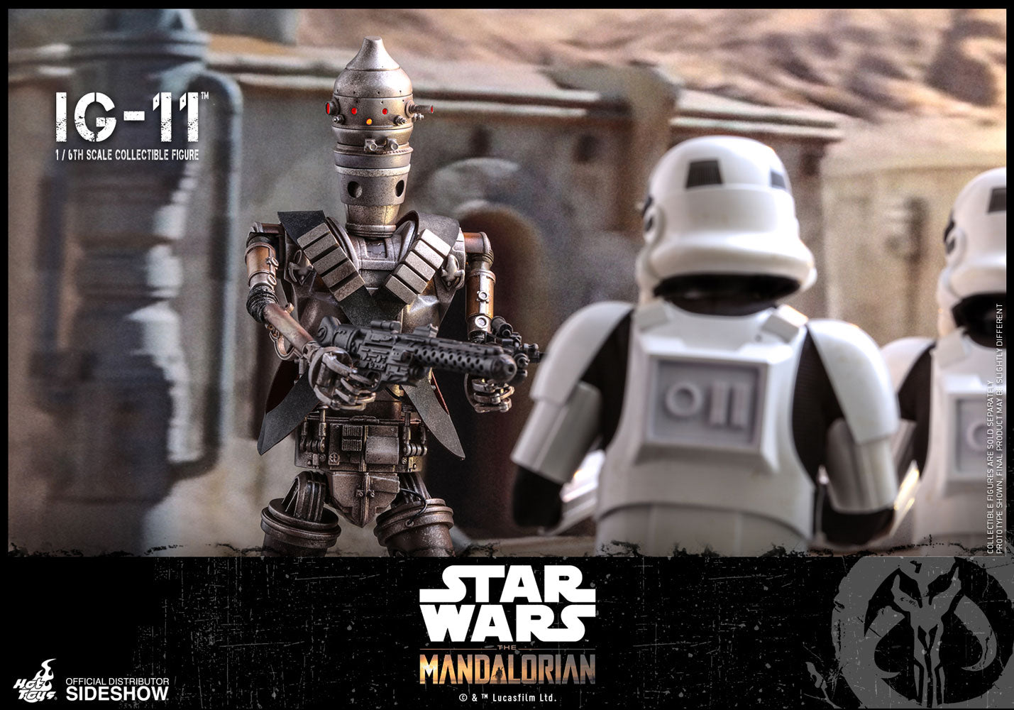 Hot Toys 1:6 Scale Star Wars Mandalorian IG-11 Detailed Collectible Figure