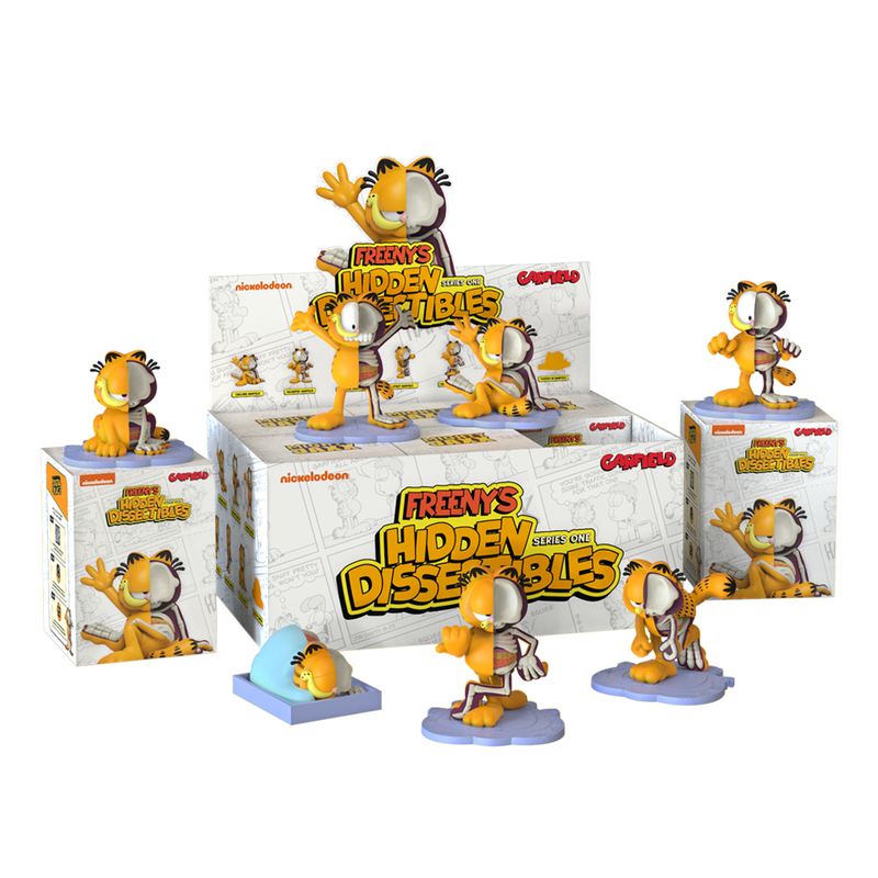 Garfield Mighty Jaxx Freeny's Dissectibles Blind Box - Set of 6 Random Vinyl Figures