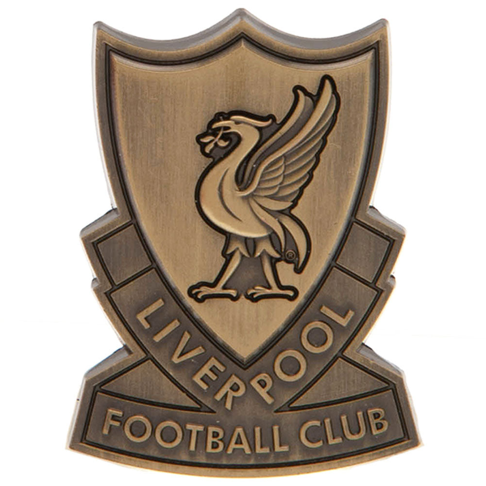 Retro Liverpool Football Club Crest Metal Pin Badge