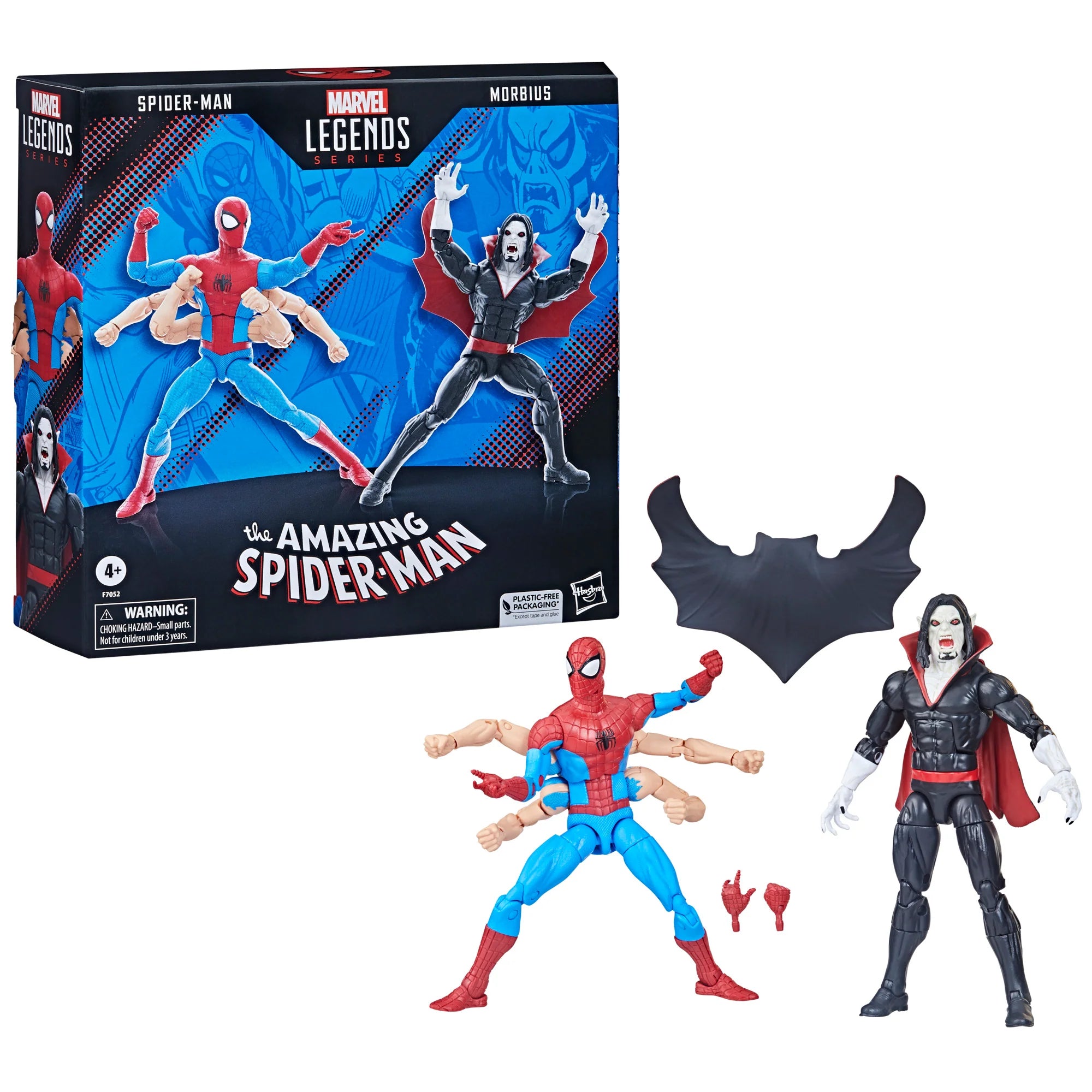 Hasbro Marvel Legends 6-Inch Scale Spider-Man vs Morbius Action Figure Set
