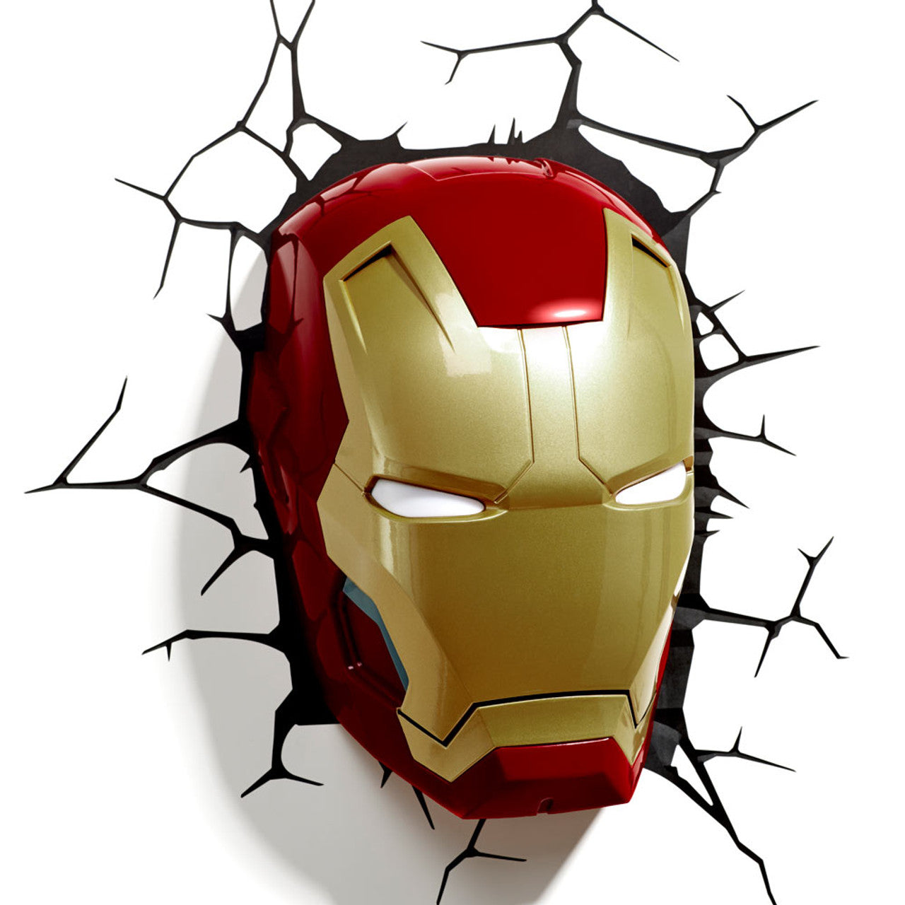 Marvel-themed Iron Man 3D Wall-mounted Decorative Lighting Fixture