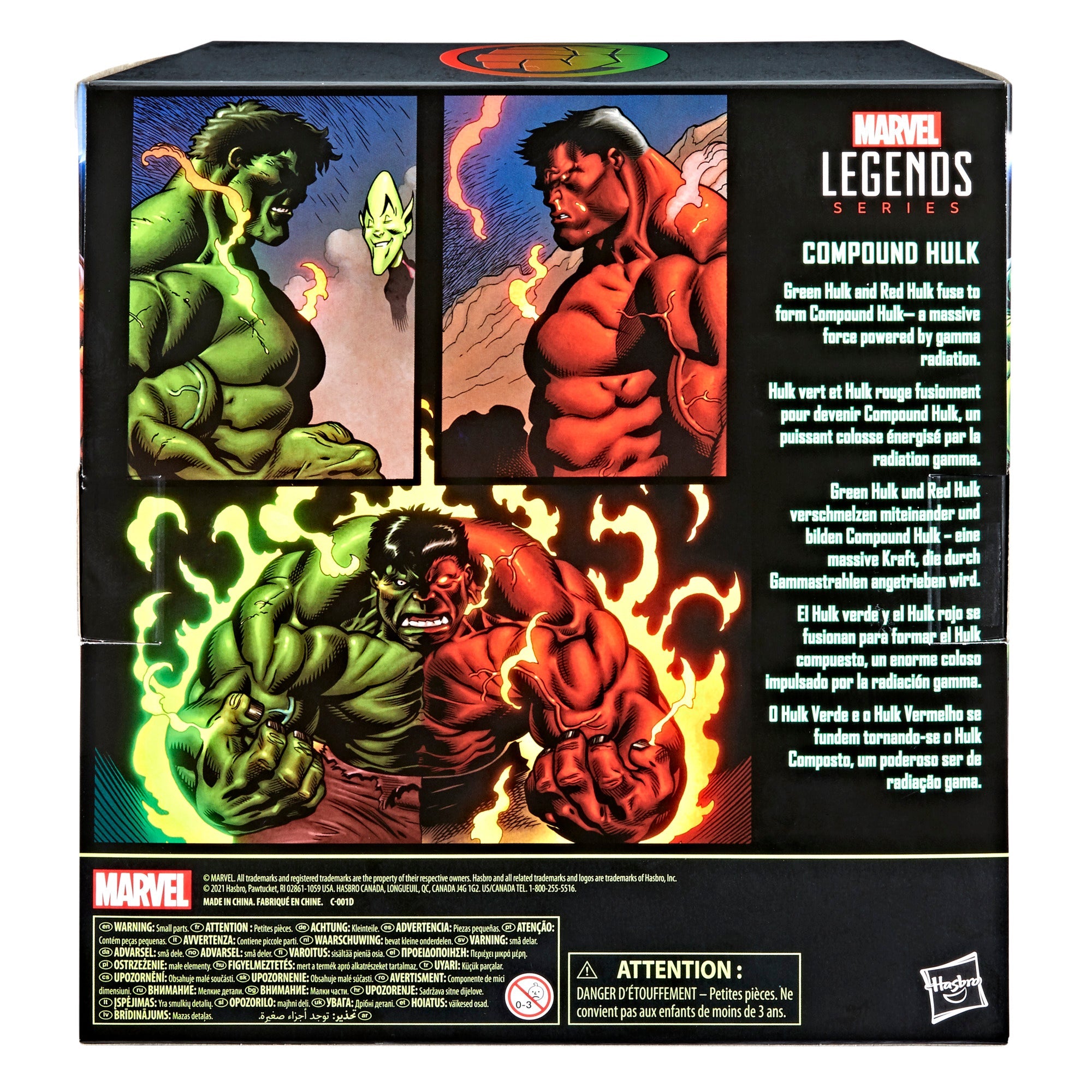 Hasbro's Highly Collectible 6-Inch Marvel Legends Series Compound Hulk Action Figure for Avid Collectors