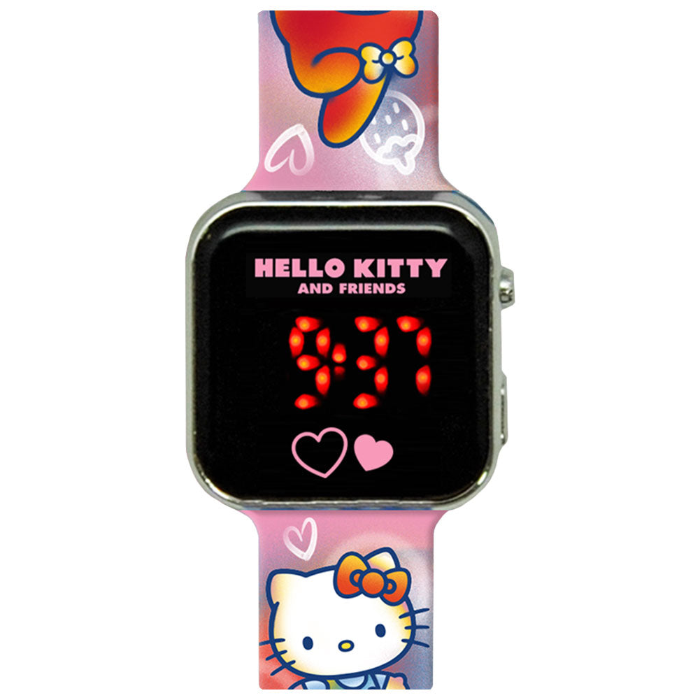 Adorable Hello Kitty Junior LED Digital Watch with Silicone Strap