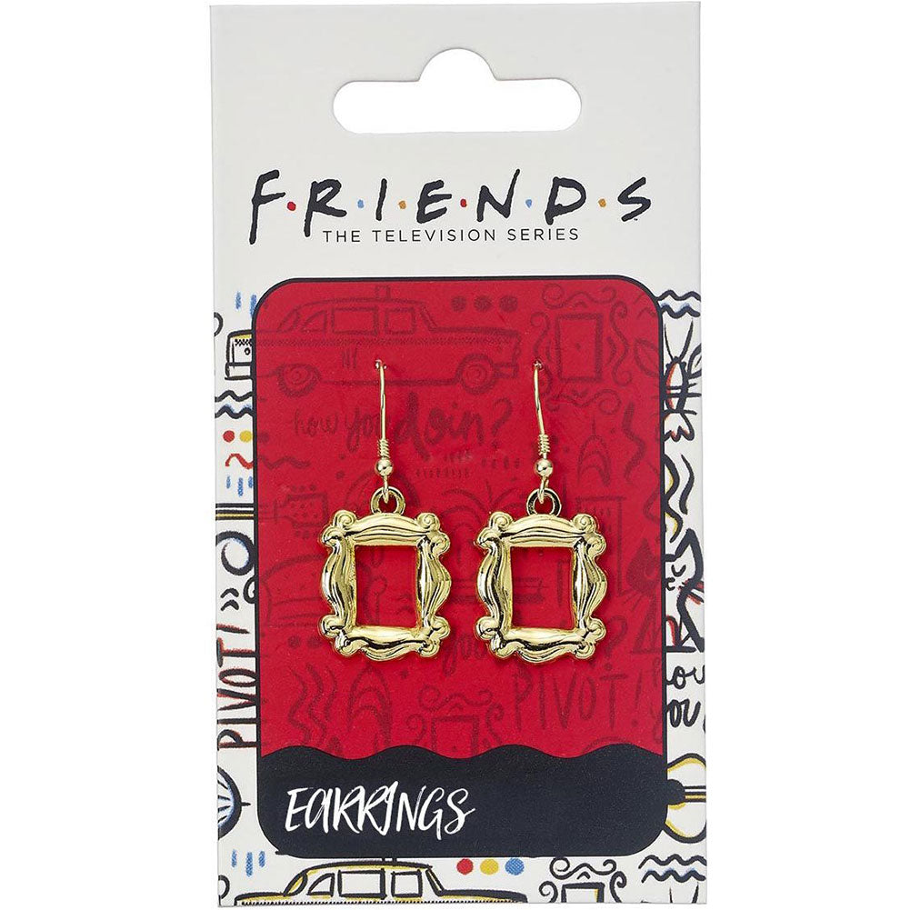 Gold Plated Frame Earrings Inspired by Friends TV Show