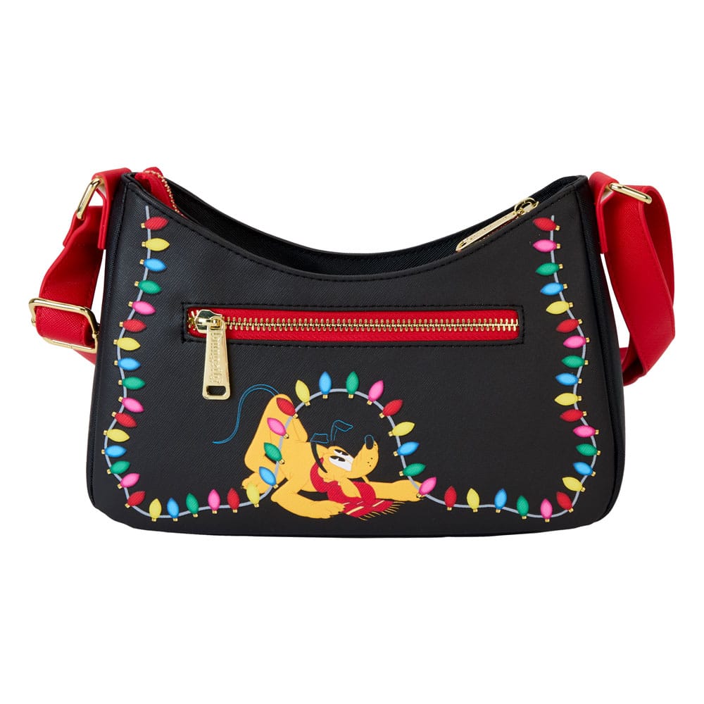 Loungefly Disney Mickey's Illuminated Decorative Crossbody Shoulder Bag for Fashionable Holiday Lovers