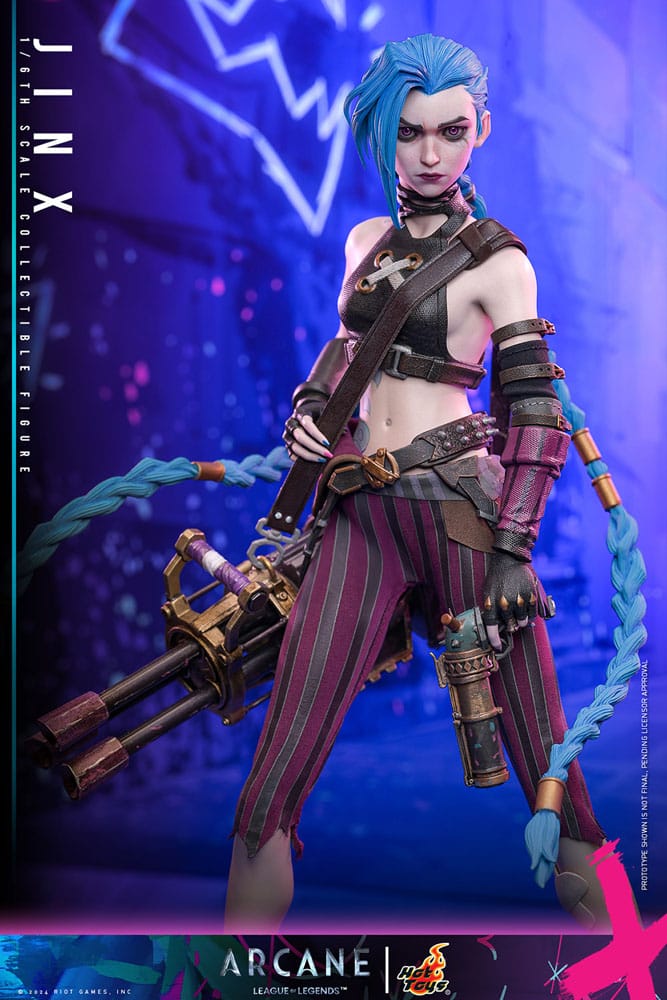 Hot Toys Collectible 1/6th Scale Figure of Arcane Jinx from League of Legends