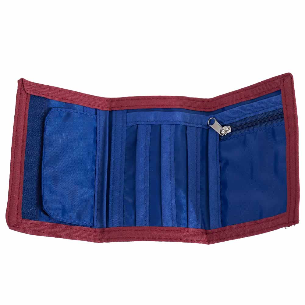Full - Colour FC Barcelona Crest Stripe Design Polyester Wallet