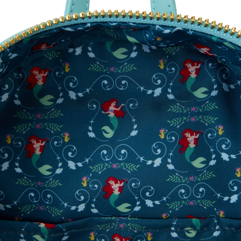 Loungefly Disney The Little Mermaid Princess Collection Lenticular Design Mini Backpack for Adventurous Fans