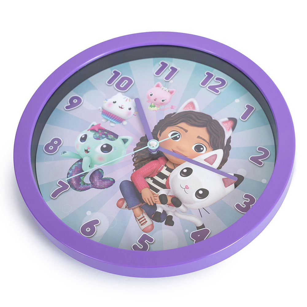 Gabby's Dollhouse Decorative Wall Clock for Home and Bedroom