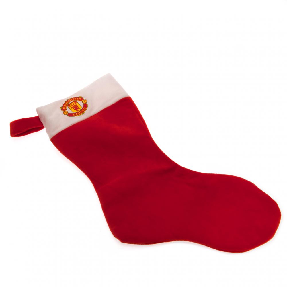 Authentic Manchester United Football Club Christmas Decorative Stocking for Festive Season