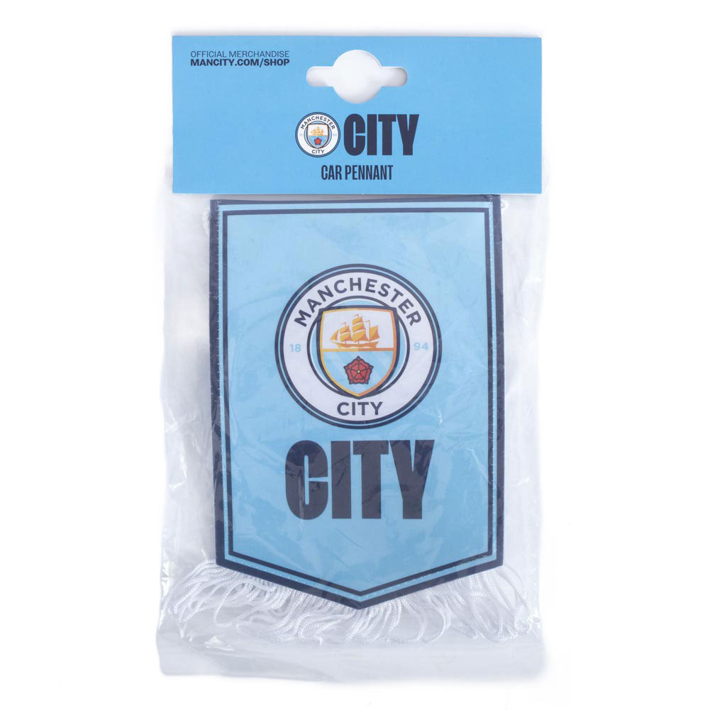 Mini Decorative Manchester City Football Club Pennant for Display