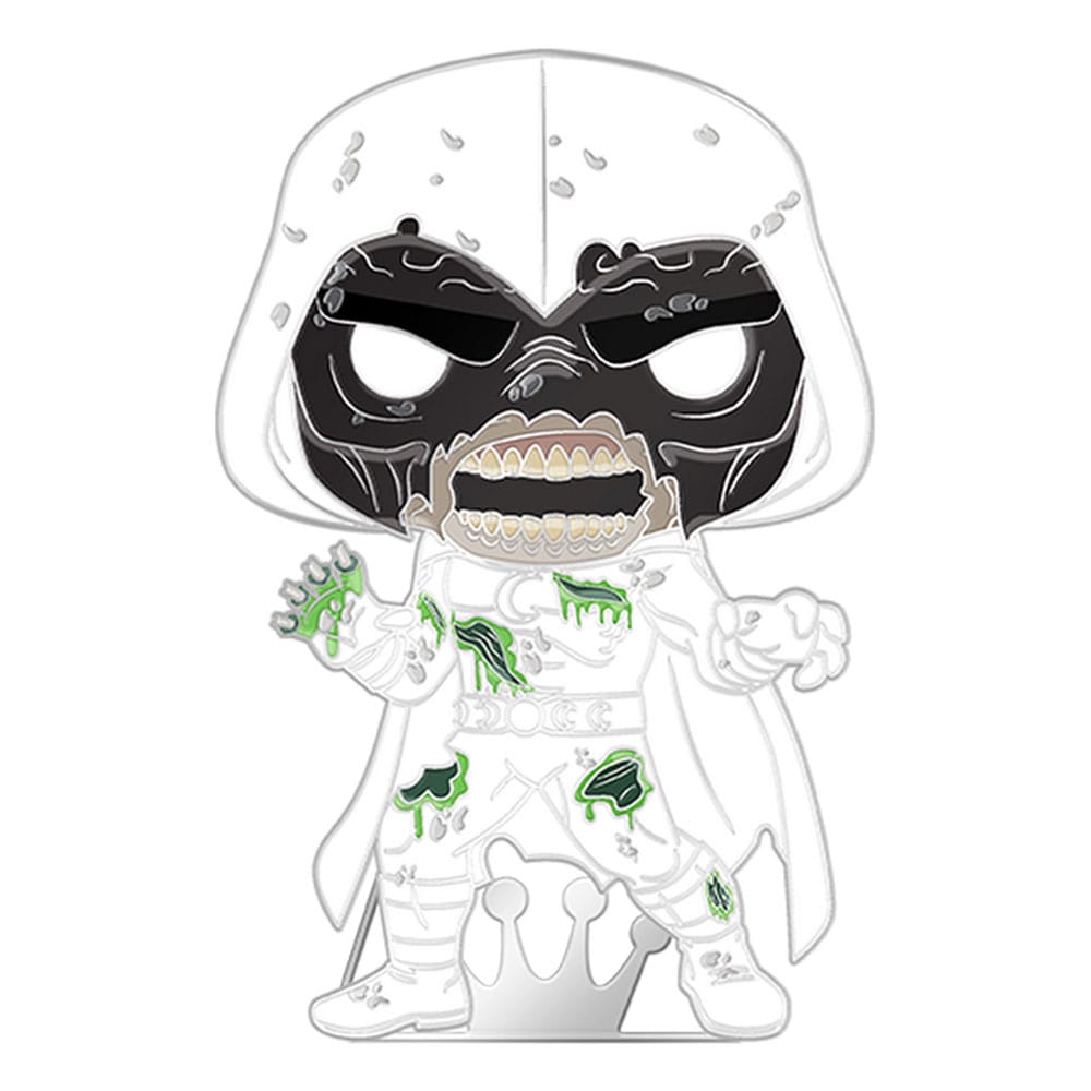 Marvel Zombie Loungefly POP! Glow-in-the-Dark Enamel Pin for Collectors - Moon Night Design